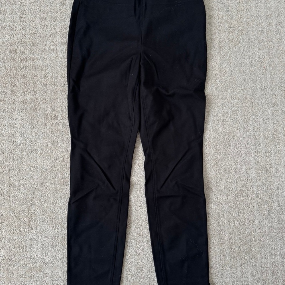 Pure Navy Brand Astor Slim style black women’s dress work slacks pants size 6